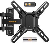 Perlegear Support Mural TV pour télévision de 13 à 42 Pouces - Support TV pivotant et Extension maximale 360.68mm à écran Plat LED, LCD et OLED jusqu'à 25KG VESA 200X200 mm
