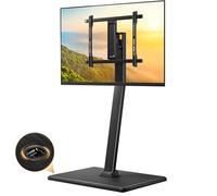 Perlegear Support TV sur Pied avec roulettes pour Téléviseurs 30-70 Pouces, Support Télé Mobile Pivotant Inclinable avec roulettes Cachées, Pied TV Universel jusqu'à 40 kg, Max VESA 400x400mm
