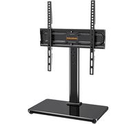 PERLEGEAR Support TV sur Pied Pivotant pour Téléviseurs 24-55/60 Plats et Incurvés jusqu'à 45 kg, Pieds TV Réglables en Hauteur & Support TV Stable, Pied TV Universel Max.Vesa 400x400 mm