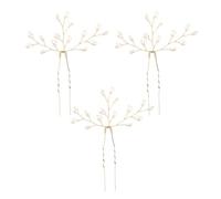 Perlen Haar Accessoires | 3 Stück Elegante Hochzeits Clips