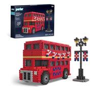 Perler 80-57242 Kit d'activités artisanales en forme de bus londonien 3D, 10,2 cm de large x 44,5 cm de haut, multicolore, 8011 pièces