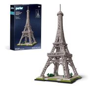Perler 80-57243 Tour Eiffel Kit d'activités artisanales avec perles fusionnées 3D, 10,2 cm de large x 44,5 cm de haut, multicolore, 8009 pièces