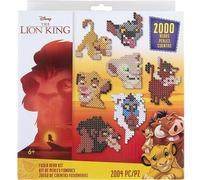 Perler Lot de 2000 perles fondues Disney Le Roi Lion - Multicolore - Rondes - En plastique - 9 motifs - À partir de 6 ans