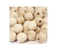 Creativ Company CC perles en bois 20 mm naturelles 200 pièces