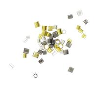 Perles À Écraser Tube 1,5 À 2 Mm Assortiment 180 Pièces
