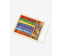 Perles à enfiler Super Beads LENA Enfants Bois multicolore TU