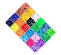 Perles à repasser - 24 couleurs - DIY - Kit de perles thermofusibles - Pour , adolescents, adultes, maison, studio, atelier, classe scolaire, camp d'été, anniversaire, salle de jeux, crèche