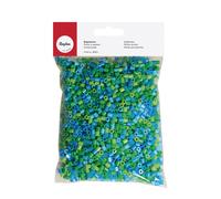 Perles À Repasser, 5mm Ø, Mix Vert / Bleu, 3000 Pièces