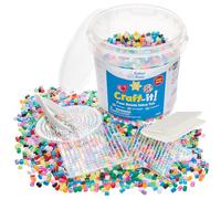 Perles à repasser Baker Ross FN542 - Lot de 5000, perles multicolores brillantes pour les projets de bricolage et la fabrication de bijoux pour enfants
