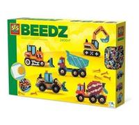 Perles à repasser - Camions de chantier - Crée 5 types de véhicules de chantier Multicolore G