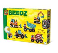 Perles à repasser - Camions de chantier - SES CREATIVE - Crée 5 types de véhicules de chantier.