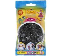 Perles à repasser Hama - Sachet de 1000 perles moyennes noires - Marque HAMA - A partir de 6 ans