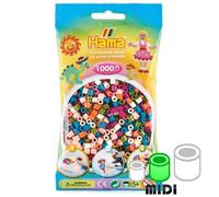 Perles à repasser - Hama - Midi - 1000 pcs - Mix - 5 mm