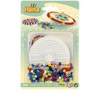 Hama Perles à repasser midi «Rond-point» sous blister