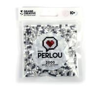 Perles à repasser Mini Perlou Camaieu 4 coul. Noir Blanc Gris