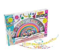 Nice - Kit Perles ABC Happy Rainbow - Plus de 300 perles multicolores et lettres