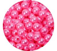 Perles Acryliques Colorées,3m 4m 5mm 6mm 8mm 10mm 12mm,Perles D'espacement Pour La Fabrication De Boucles D'oreilles,Bracelet,Bijoux - Type [Peach Red 2]-4mm 500pcs