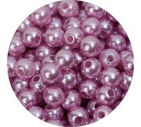 Perles Acryliques Colorées,3m 4m 5mm 6mm 8mm 10mm 12mm,Perles D'espacement Pour La Fabrication De Boucles D'oreilles,Bracelet,Bijoux - Type [Light Purple 7]-8mm 100pcs