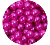 Perles Acryliques Colorées,3m 4m 5mm 6mm 8mm 10mm 12mm,Perles D'espacement Pour La Fabrication De Boucles D'oreilles,Bracelet,Bijoux - Type [Deep Peach Red 18]-3mm 1000pcs