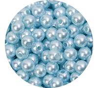 Perles Acryliques Colorées,3m 4m 5mm 6mm 8mm 10mm 12mm,Perles D'espacement Pour La Fabrication De Boucles D'oreilles,Bracelet,Bijoux - Type [Light Blue 20]-3mm 1000pcs