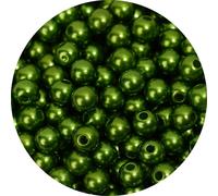 Perles Acryliques Colorées,3m 4m 5mm 6mm 8mm 10mm 12mm,Perles D'espacement Pour La Fabrication De Boucles D'oreilles,Bracelet,Bijoux - Type [Dark Green 24]-3mm 1000pcs