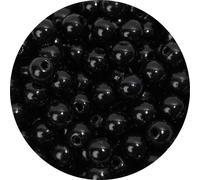 Perles Acryliques Colorées,3m 4m 5mm 6mm 8mm 10mm 12mm,Perles D'espacement Pour La Fabrication De Boucles D'oreilles,Bracelet,Bijoux - Type [Black 12]-8mm 100pcs