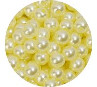 Perles Acryliques Colorées,3m 4m 5mm 6mm 8mm 10mm 12mm,Perles D'espacement Pour La Fabrication De Boucles D'oreilles,Bracelet,Bijoux - Type [Light Yellow 6]-8mm 100pcs