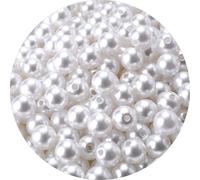Perles Acryliques Colorées,3m 4m 5mm 6mm 8mm 10mm 12mm,Perles D'espacement Pour La Fabrication De Boucles D'oreilles,Bracelet,Bijoux - Type [White 27]-10mm 50pcs