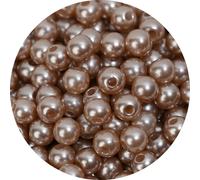 Perles Acryliques Colorées,3m 4m 5mm 6mm 8mm 10mm 12mm,Perles D'espacement Pour La Fabrication De Boucles D'oreilles,Bracelet,Bijoux - Type [Light Coffee 9]-3mm 1000pcs