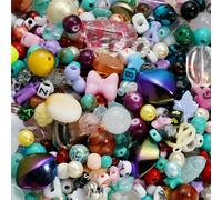 Perles acryliques nacrées colorées, 20 g, 2-45 mm, mélange de perles ABS, breloques, accessoires de bijouterie, vente en gros - 13