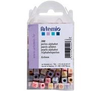 Perles Alphabet 6 mm x 300 Blanc G