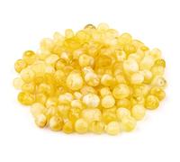 Perles Ambre de Style Baroque - Polie et Brute Pierre Baltique 100% Naturelle, 5 à 6 mm en Vrac Avec Trous Percés, Plusieurs Couleurs - Amber Culture