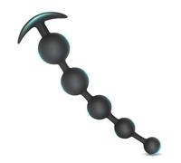Perles Anales Anal beads en Silicone avec Boules de Différentes tailles Anal Souples,Boules Anales Perles Plug Plug Anal Gode Femme Godemichets Sextoy Couple Jouet Adulte Couple anale masseur (L)