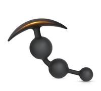 Perles Anales Plugs Anals avec 5 Perles Plug Femme Débutante,Plug Anale,Extenseur Femme,Extenseur Homme,Plug Anal Toys Anals,Godemichets Anals Butt Plug (S)