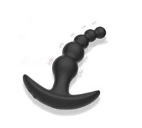 Perles Anales Vibrantes avec Contrôle par App - Butt Plug Intelligent pour Couple à Distance - 9 Modes de Vibration & Synchro Musique - Silicone Médical Étanche - Masseur de Prostate & Point G - Noir