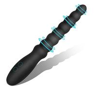 Perles anales vibrantes jouet pour hommes femmes couples vibrateur rechargeable étanche stimulateur de point G masseur de prostate masculin gode anal en silicone dégradé pour débutants