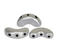 Perles Arcos Par Puca ¿ Silver Aluminium Mat ¿ Sachet 10 G - Fabrication Bijoux Perlage