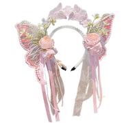 Perles Bandeau Tissé À La Main Rubans Papillon Pour Piège Primes Accessoires Cheveux Niveau Accessoires Support