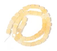 Perles carrées en pierre naturelle aigue-marine en cristal pour la fabrication de bijoux et colliers cubiques de 8 x 8 mm
