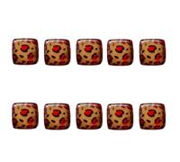 Perles colorées en acrylique pour projets artistiques pour enfants, activités familiales et designs créatifs, perles carrées colorées