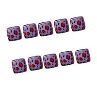 Perles colorées en acrylique pour projets artistiques pour enfants, activités familiales et designs créatifs, perles carrées colorées