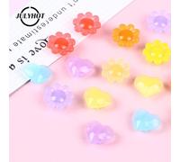 Perles Colorées Pour Rayons De Vélo, 25 Pièces, Sécurité Enfants, Clip, Fleurs, Amour, Roue, Accessoires De Décoration