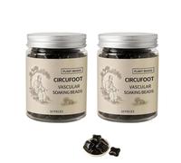 Perles d'activation pour bain de pieds aux herbes, perles nettoyantes à l'armoise naturelle, douces, soulagent l'inconfort des jambes et nourrissent les pieds, convient à tous les types de peau.