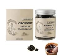 Perles d'activation pour bain de pieds aux herbes, perles nettoyantes à l'armoise naturelle, douces, soulagent l'inconfort des jambes et nourrissent les pieds, convient à tous les types de peau.