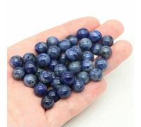 Perles d'aigue-marine naturelle bleues rondes en vrac, 4, 6, 8 ou 10 mm, pour la fabrication de bijoux, bracelets, colliers, accessoires, sodalite bleue, 8 mm, 45 à 46 pièces