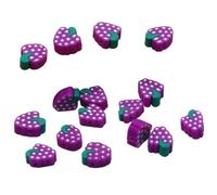 Perles D'argile 20/50/100 perles d'espacement en argile polymère | Multicolore en vrac for la fabrication de bijoux, accessoire fait à la main(B09552-8x11mm,50pcs)