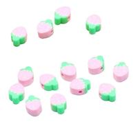 Perles D'argile 20/50/100 perles d'espacement en argile polymère | Multicolore en vrac for la fabrication de bijoux, accessoire fait à la main(B09610-8x11mm,50pcs)