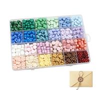 Perles de à sceller, perles de pour timbres - pour timbres d'invitation de mariage - 24 couleurs pour sceau de, kit de sceau de de lettre