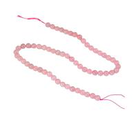 Perles de bijoux confortables en quartz rose doux pour la peau pour les porteurs sensibles, perles en cristal pour la fabrication de bijoux