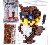 Perles de broderie 3D Hibou - Set créatif avec 415 perles, créations DIY pour les enfants à partir de 6 ans